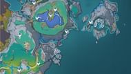 Route# 2 for farming the Frostlamp Flower materials (Image via Sportskeeda Gaming/HoYoverse)